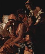 Nicolas Poussin Der Tod des Germanicus oil painting artist